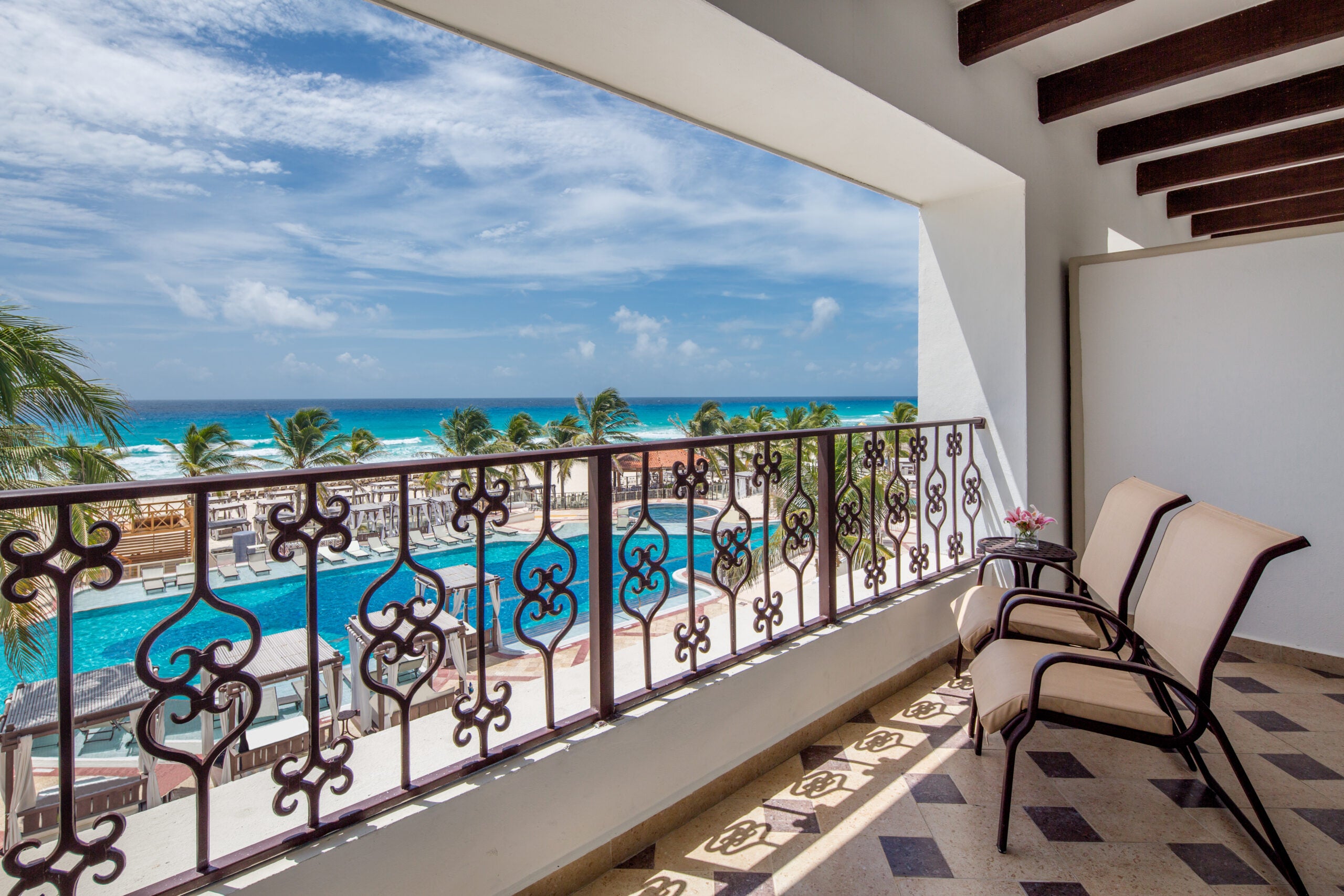 View from a Hyatt Zilara Cancun suite